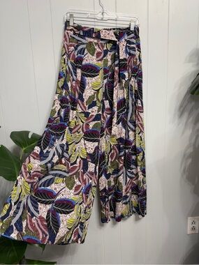 #5)  Reborn Wide-Leg  Pants in Navy, Yellow, Green & Burgundy